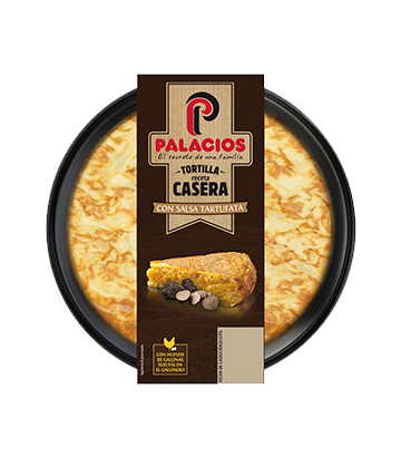<b>Novidade:</b> Tortilha Receita Caseira Palacios com Molho Tartufata 300gr