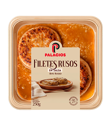 Bifes russos em molho