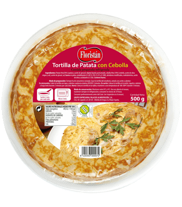 Tortilha de batata com cebola mdia